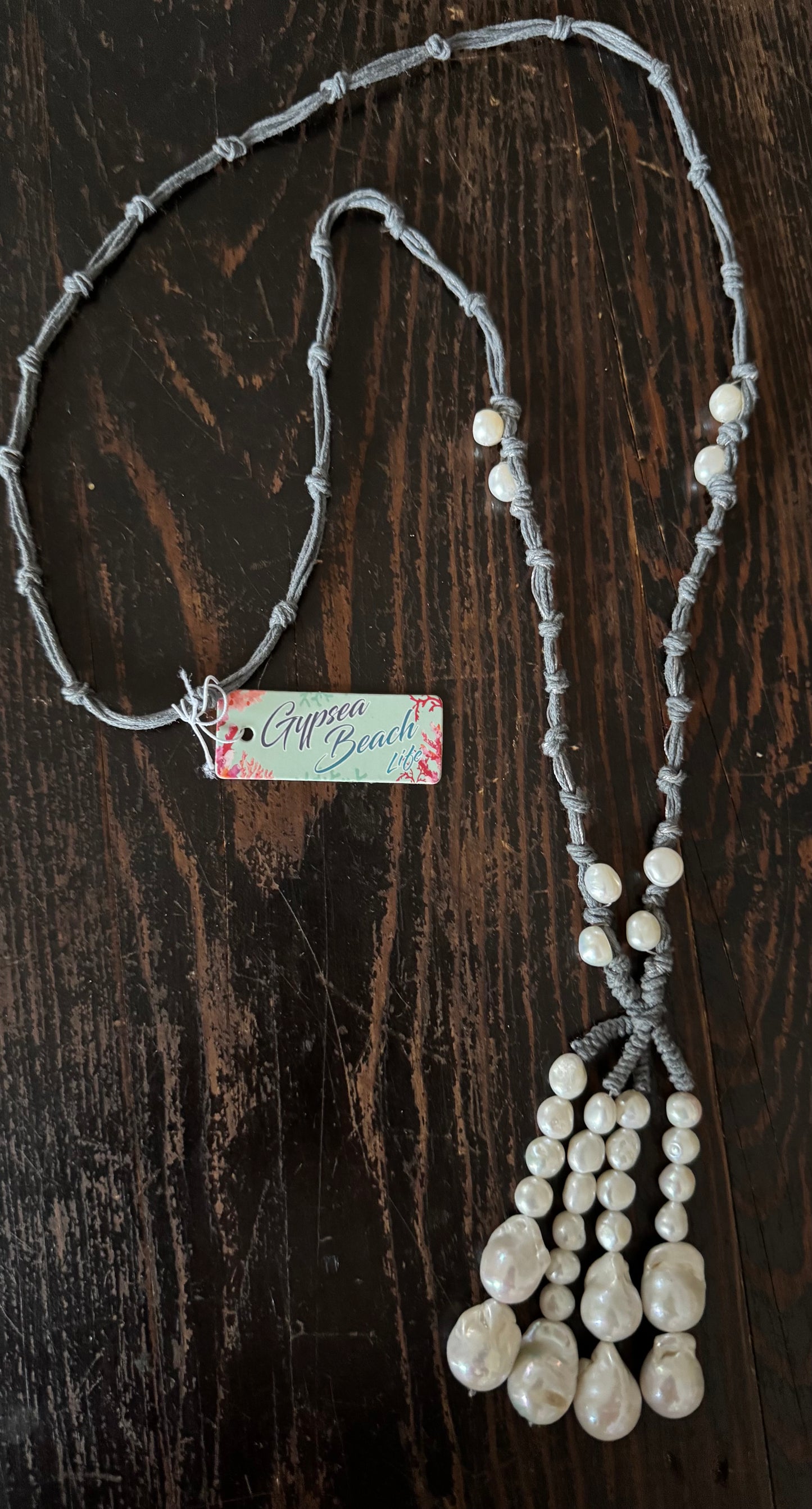 Hand Knotted Pearl Necklace