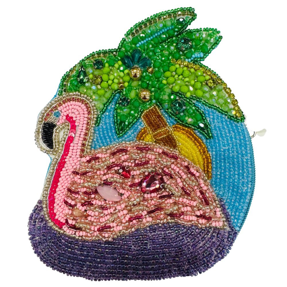 Flamingo Paradise Coin Purse