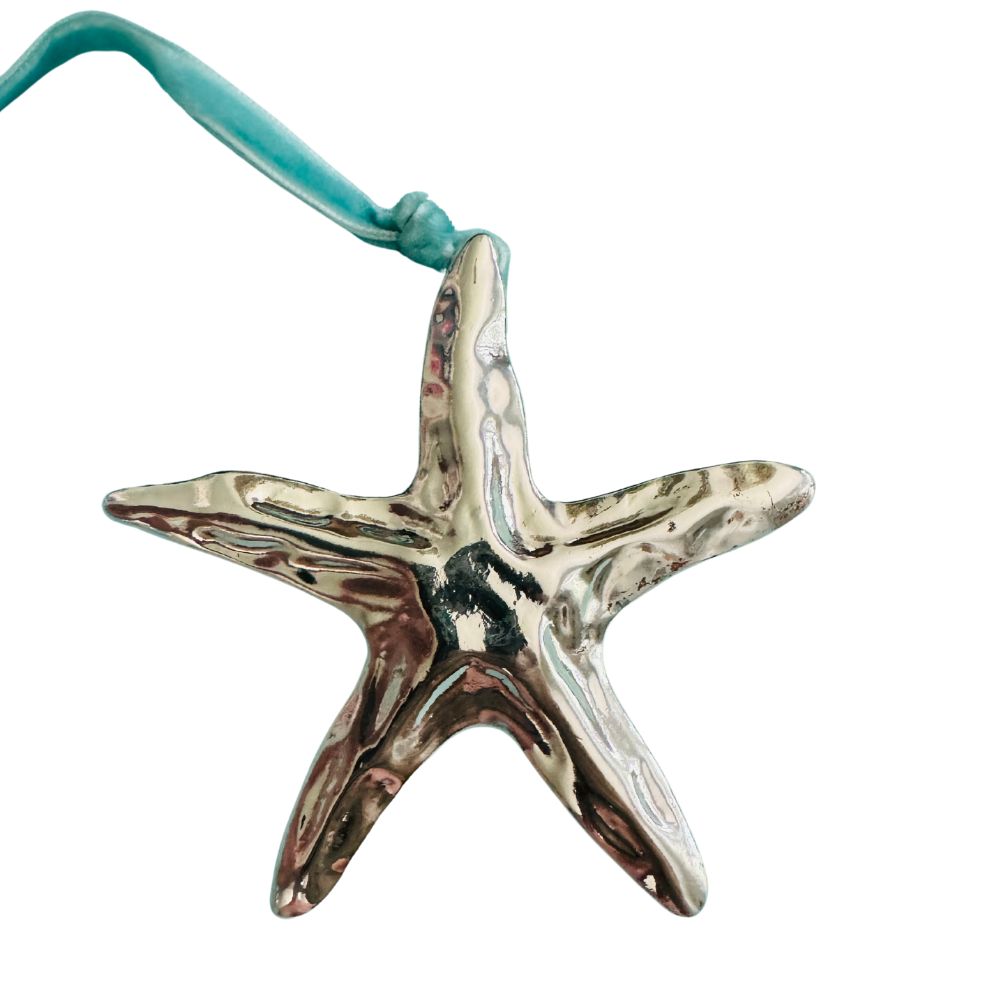 Hammered Starfish Ornament
