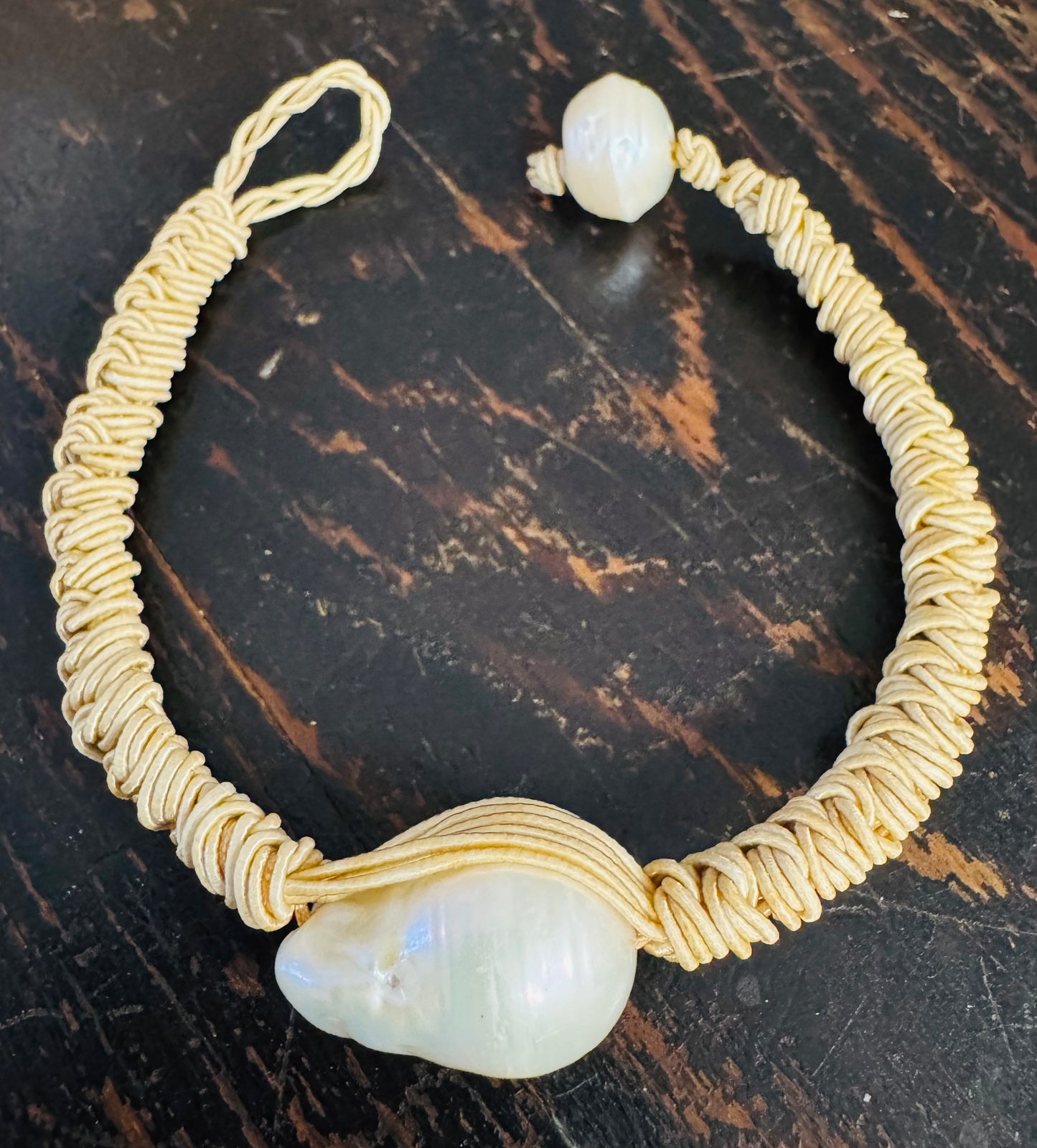 Large Pearl Bracelet