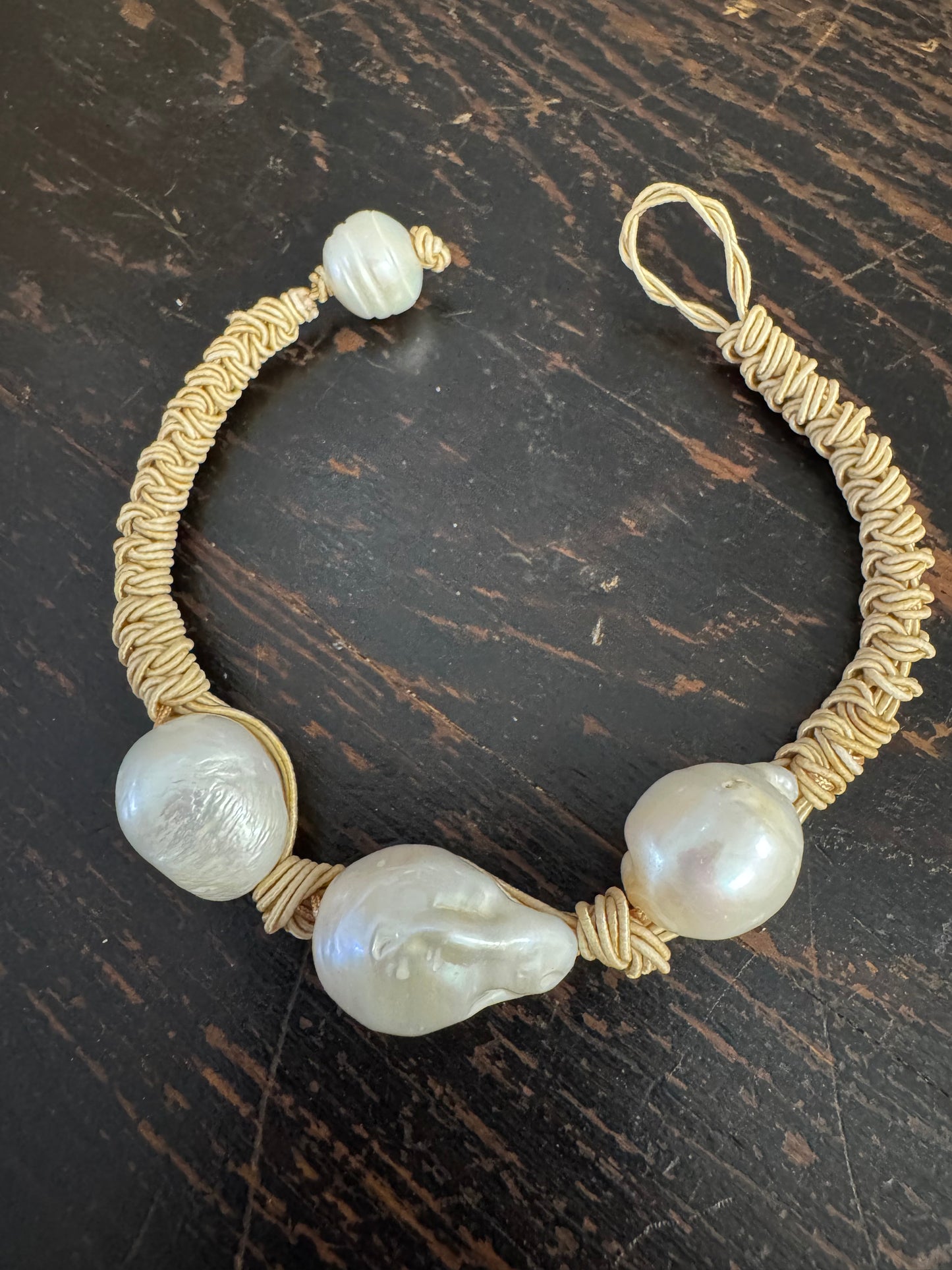 Triple Pearl Bracelet