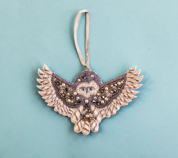 Beaded Ornament - Owl