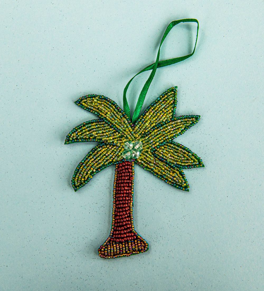 Beaded Ornament - Palmtree
