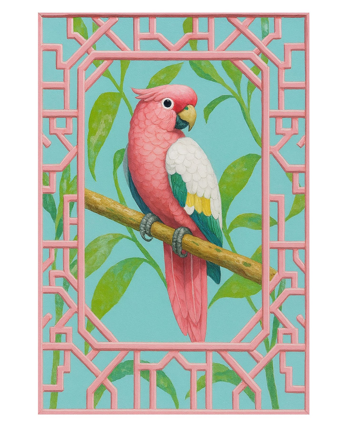 Framed Parrot Print