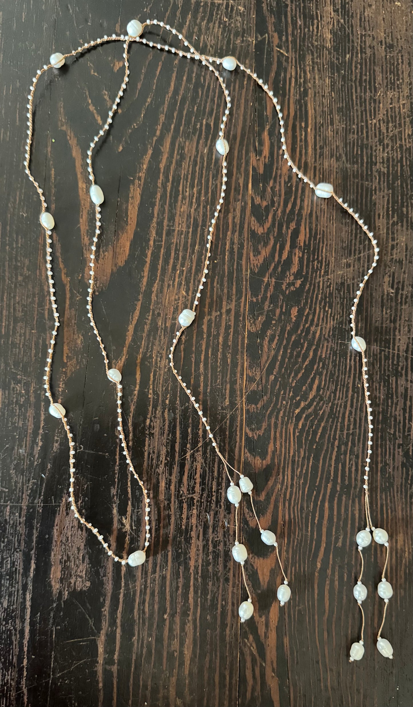 Fresh Water Pearl Tassel Lariat