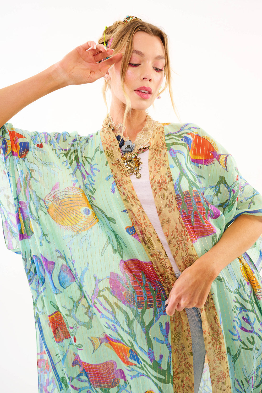 Ocean Breeze Kimono