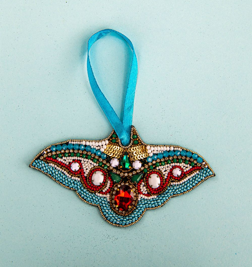 Beaded Ornament - Butterfly