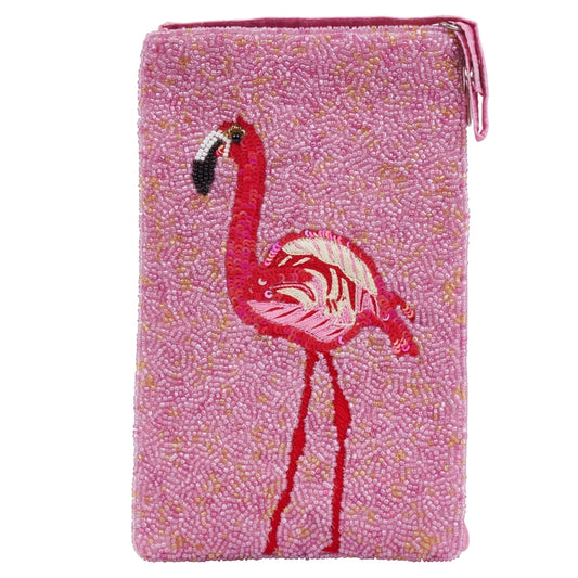 Club Beaded Bag - Flamingo