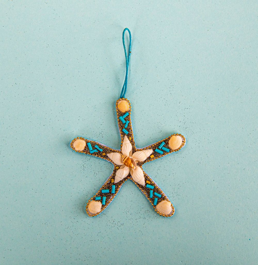 Beaded Ornament - Starfish