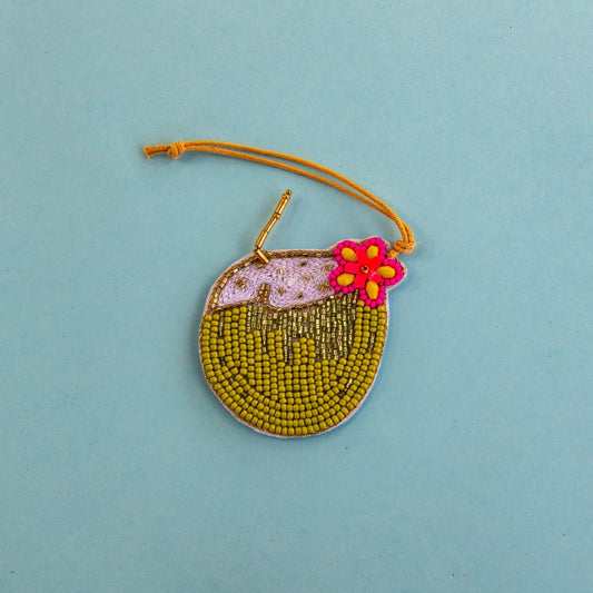 Beaded Ornament - Pina Colada