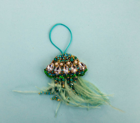 Beaded Ornament - Jellyfish