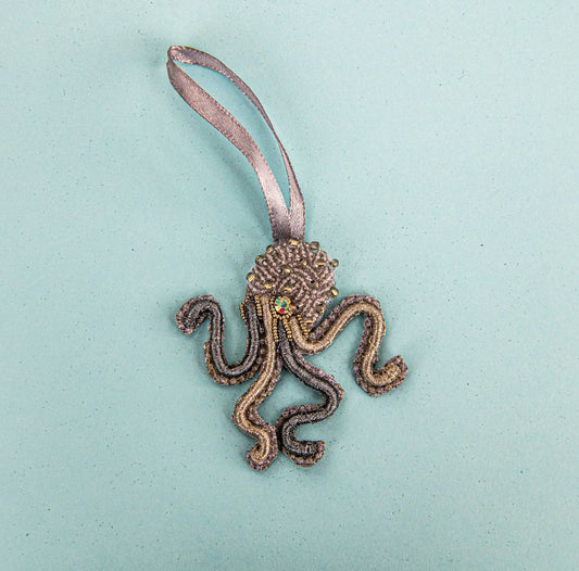 Beaded Ornament - Octopus