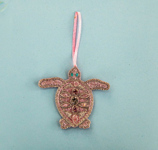 Beaded Ornament - Turtle